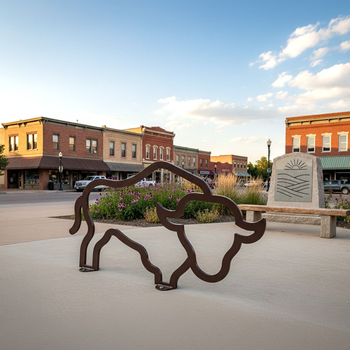 Bison Bike Rack