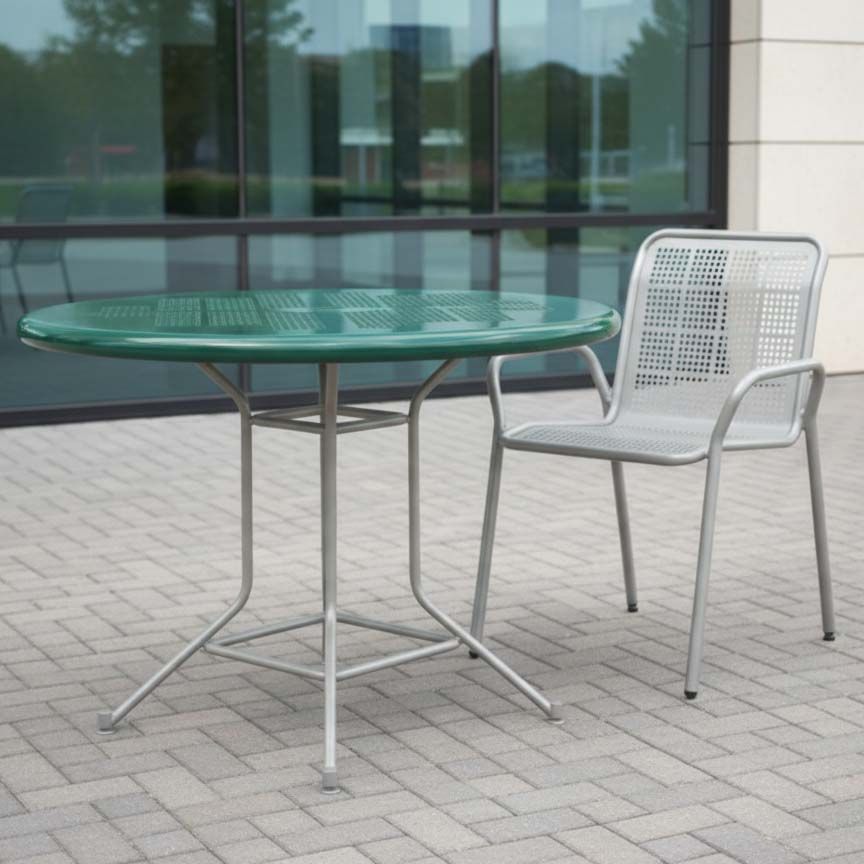 Cafe Table - Rod Square Base