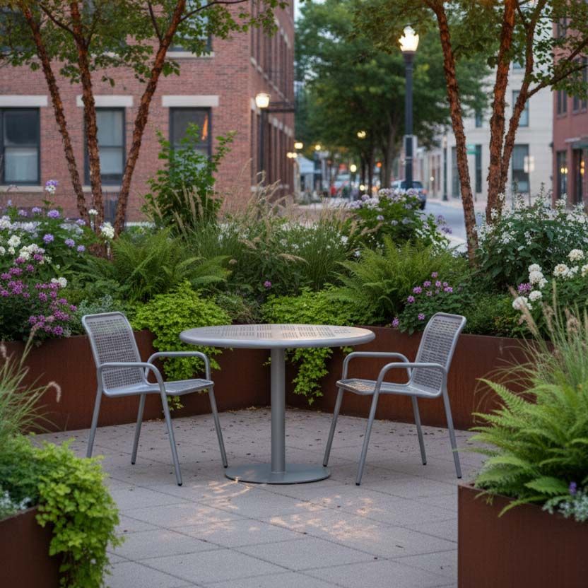 Cafe Table Disk Base