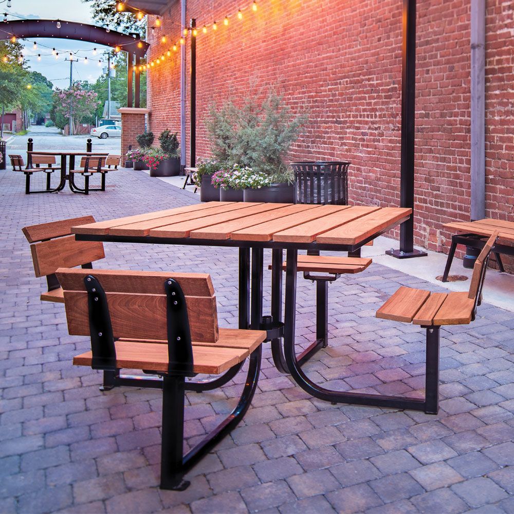 Lofty Courtyard Table