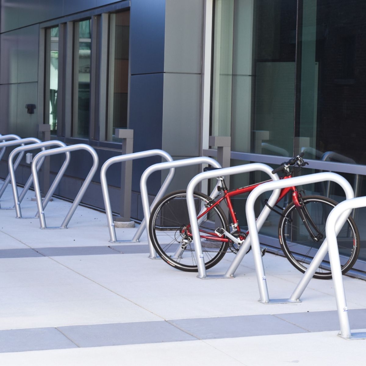 Lofty artistic bike rack installation - LBR-2-SF-P 