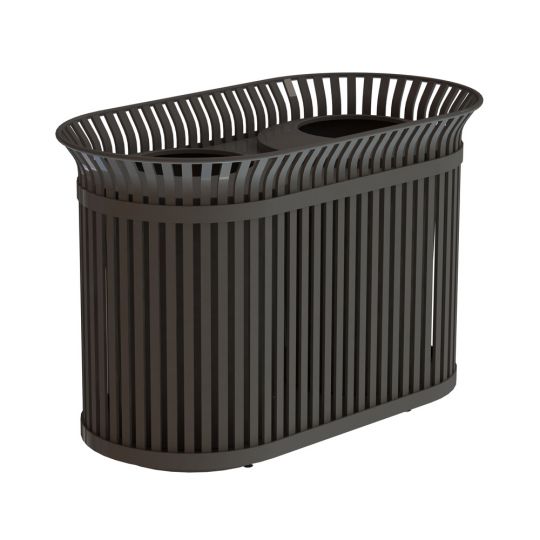 Windsor Trash & Recycling Receptacle | Thomas Steele