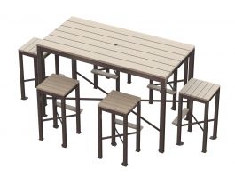 Monona Bar Height Picnic Table