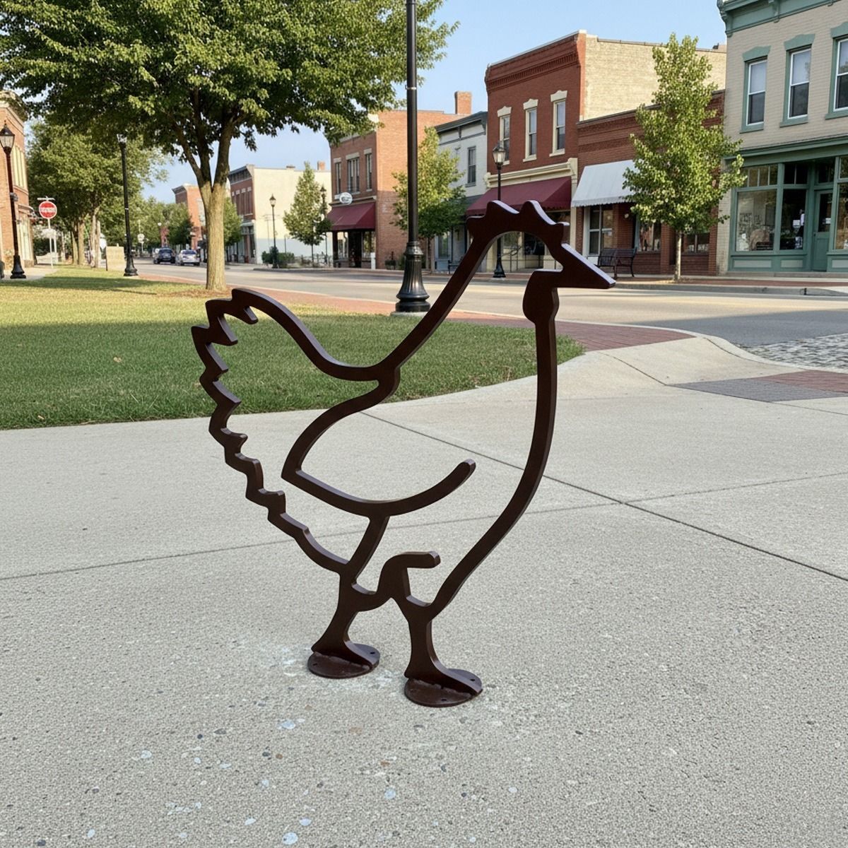 Chicken Bike Rack