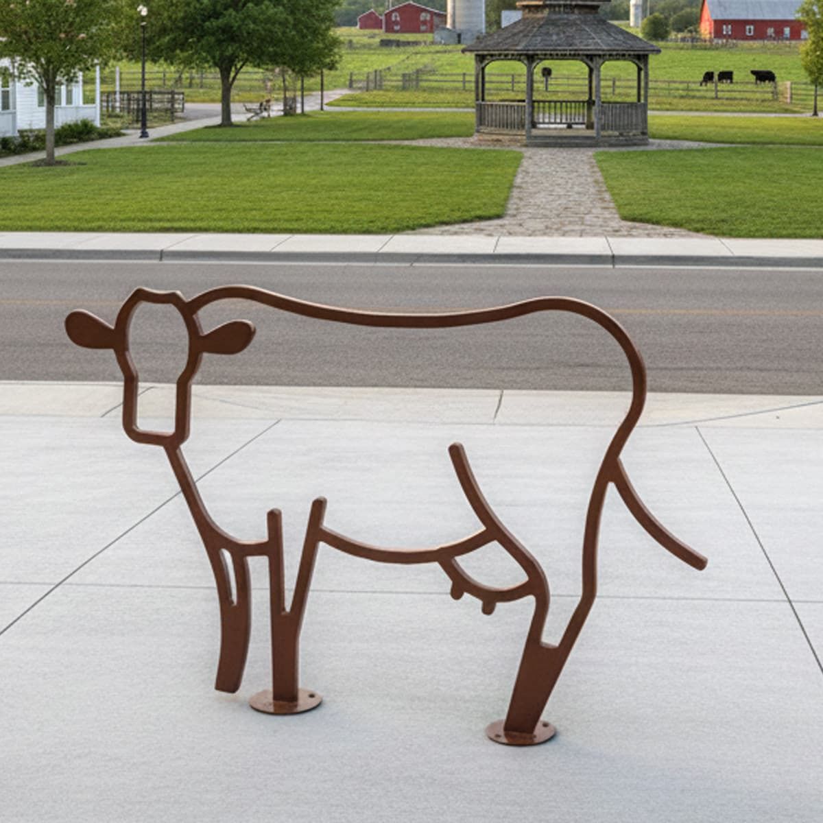Cow Bike Rack