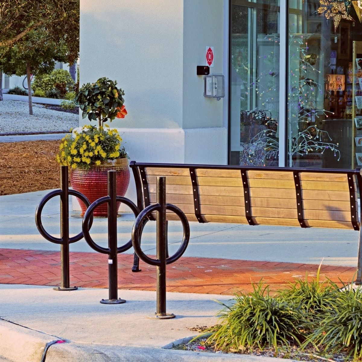 Post and Ring Bike Rack