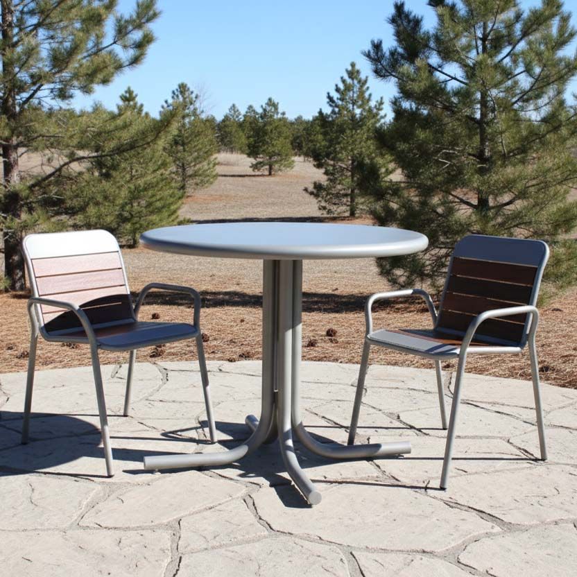 Cafe Table - Tube Base