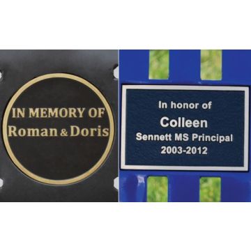 Plaque for Benches