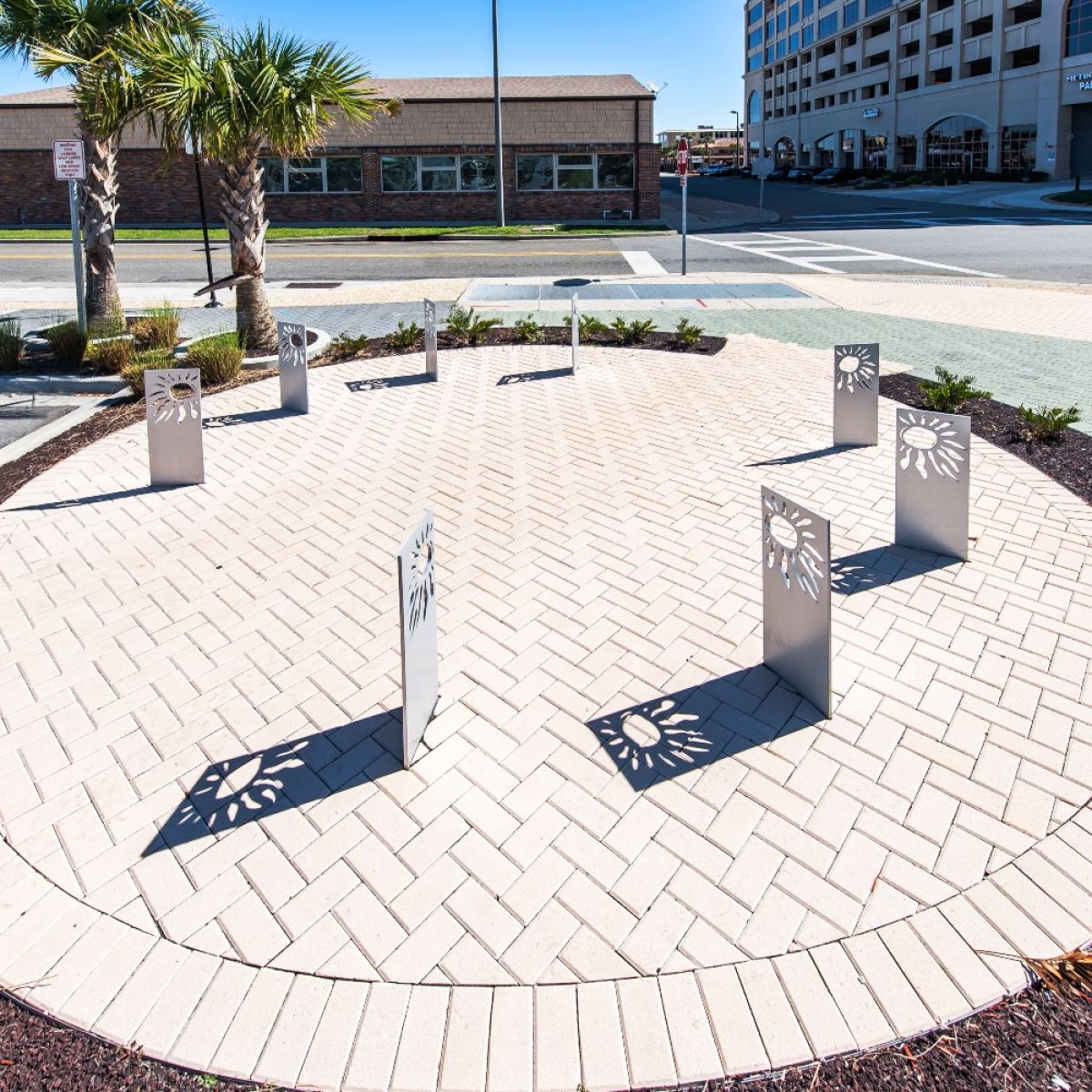 Shadow Bike Rack - SHB-SUN-2-IG-P - City Bike Parking Install