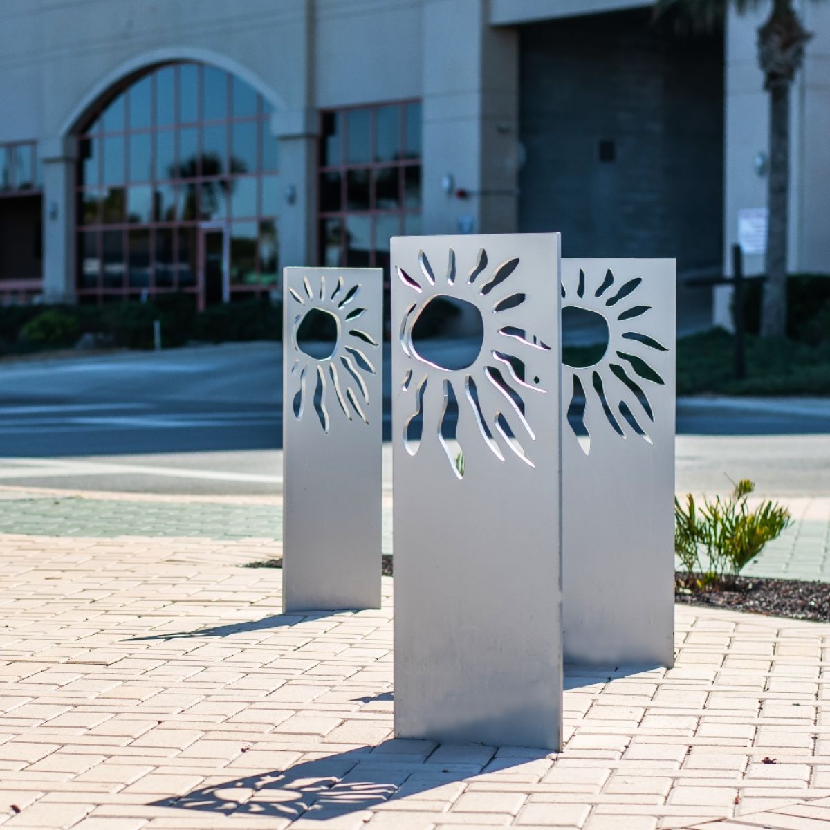 Shadow Bike Rack - SHB-SUN-2-IG-P - City Bike Parking Install
