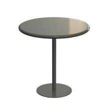 Thomas Steele Bar Height Cafe Table w/ 42" round steel table top
