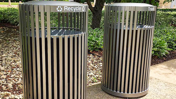 Commercial Trash Options, Outdoor Trash Receptacles