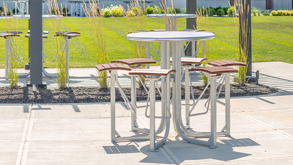 Bar Height Courtyard Table