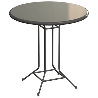 Rod Square Base Cafe Table